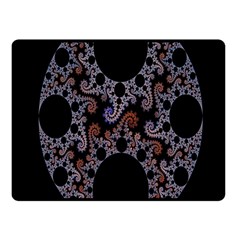 Fractal Complexity Geometric Fleece Blanket (small)