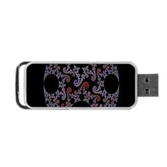 Fractal Complexity Geometric Portable Usb Flash (one Side)