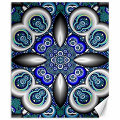 Fractal Cathedral Pattern Mosaic Canvas 8  X 10  by Nexatart