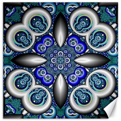 Fractal Cathedral Pattern Mosaic Canvas 16  X 16   by Nexatart