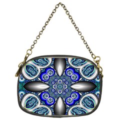 Fractal Cathedral Pattern Mosaic Chain Purses (one Side) 