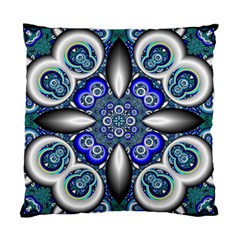 Fractal Cathedral Pattern Mosaic Standard Cushion Case (one Side) by Nexatart