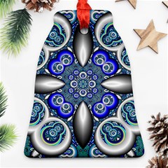 Fractal Cathedral Pattern Mosaic Ornament (bell) by Nexatart