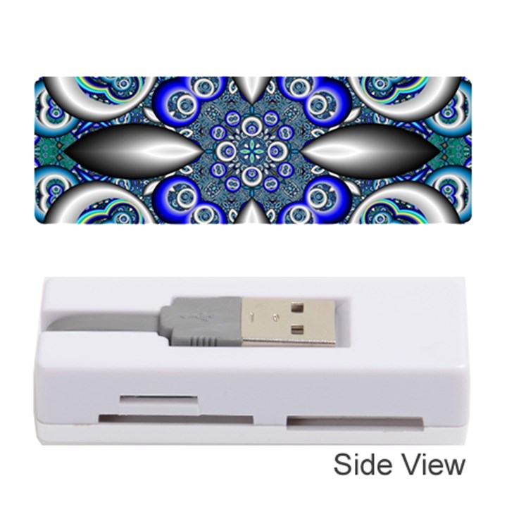 Fractal Cathedral Pattern Mosaic Memory Card Reader (Stick) 