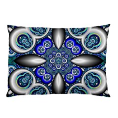 Fractal Cathedral Pattern Mosaic Pillow Case (two Sides) by Nexatart