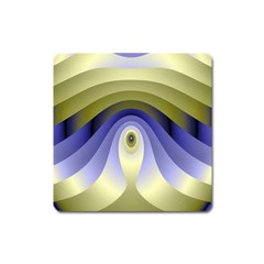 Fractal Eye Fantasy Digital Square Magnet by Nexatart