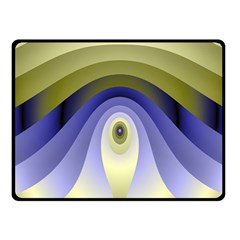 Fractal Eye Fantasy Digital Fleece Blanket (small)