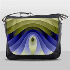 Fractal Eye Fantasy Digital Messenger Bags