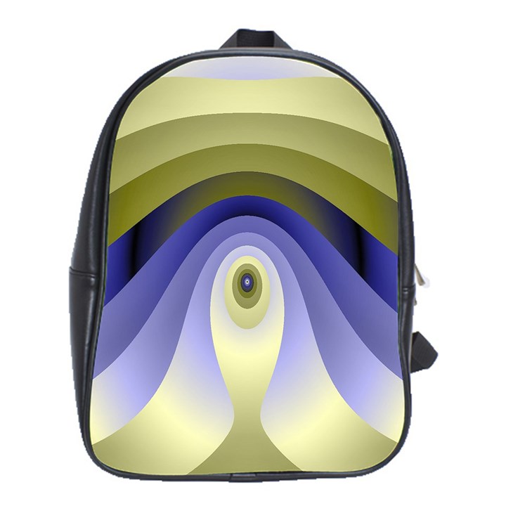 Fractal Eye Fantasy Digital School Bags (XL) 