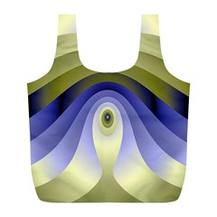 Fractal Eye Fantasy Digital Full Print Recycle Bags (l)  by Nexatart