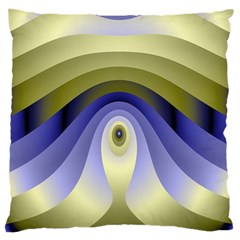 Fractal Eye Fantasy Digital Large Flano Cushion Case (two Sides) by Nexatart