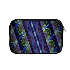 Fractal Blue Lines Colorful Apple Macbook Pro 13  Zipper Case