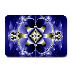 Fractal Fantasy Blue Beauty Plate Mats