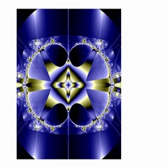 Fractal Fantasy Blue Beauty Small Garden Flag (two Sides) by Nexatart