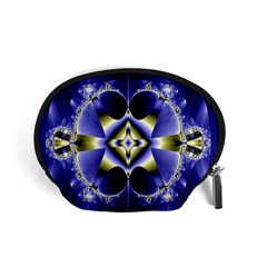 Fractal Fantasy Blue Beauty Accessory Pouches (small) 