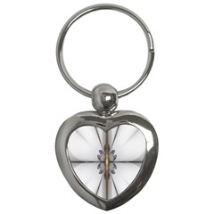 Fractal Fleur Elegance Flower Key Chains (Heart) 