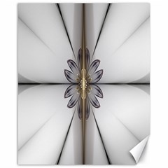 Fractal Fleur Elegance Flower Canvas 16  x 20  