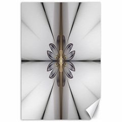 Fractal Fleur Elegance Flower Canvas 20  x 30  