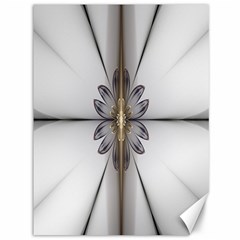 Fractal Fleur Elegance Flower Canvas 36  x 48  