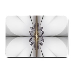 Fractal Fleur Elegance Flower Small Doormat 