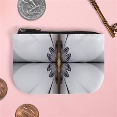 Fractal Fleur Elegance Flower Mini Coin Purses