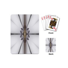 Fractal Fleur Elegance Flower Playing Cards (Mini) 