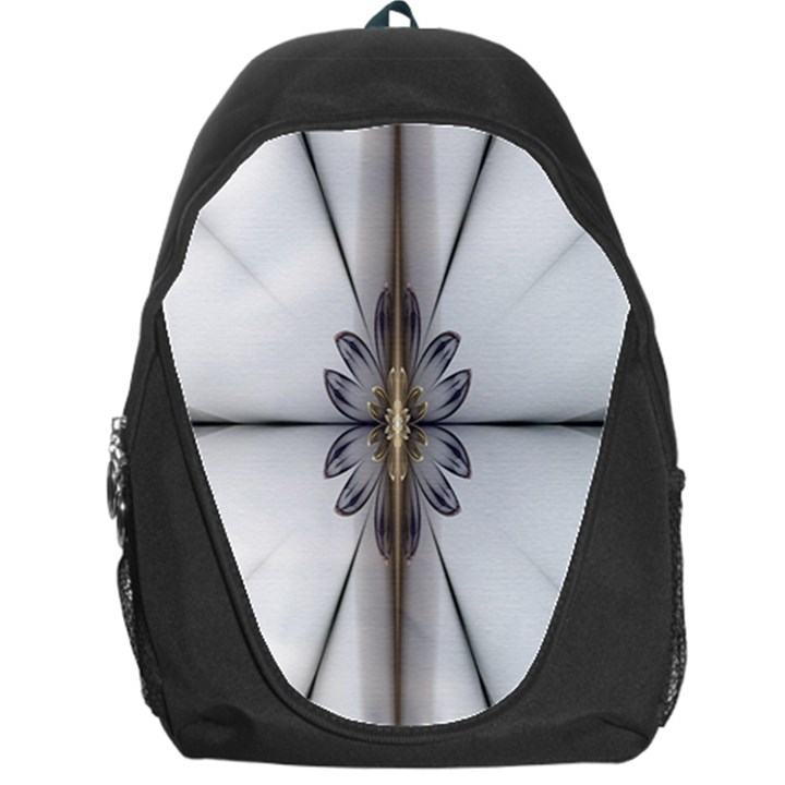 Fractal Fleur Elegance Flower Backpack Bag