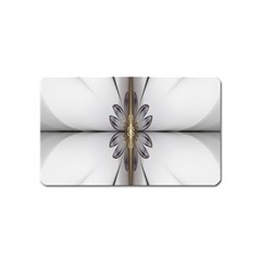 Fractal Fleur Elegance Flower Magnet (name Card) by Nexatart