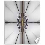 Fractal Fleur Elegance Flower Canvas 16  x 20   15.75 x19.29  Canvas - 1