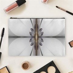 Fractal Fleur Elegance Flower Cosmetic Bag (large)  by Nexatart