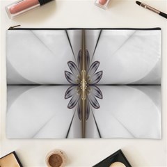 Fractal Fleur Elegance Flower Cosmetic Bag (xxxl)  by Nexatart