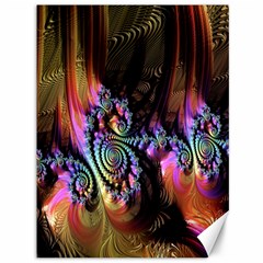 Fractal Colorful Background Canvas 36  X 48  