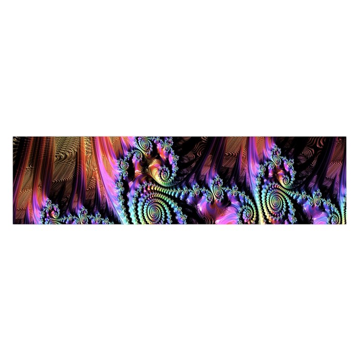 Fractal Colorful Background Satin Scarf (Oblong)