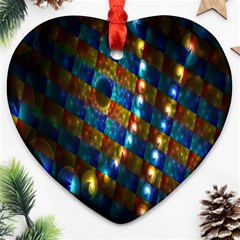 Fractal Art Digital Art Ornament (heart) by Nexatart