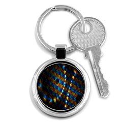 Fractal Art Digital Art Key Chains (round)  by Nexatart