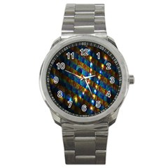 Fractal Art Digital Art Sport Metal Watch