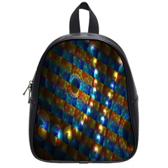 Fractal Art Digital Art School Bags (small) 