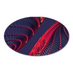 Fractal Art Digital Art Oval Magnet