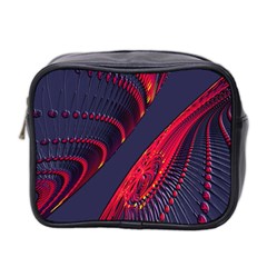 Fractal Art Digital Art Mini Toiletries Bag 2-side