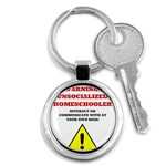 Warning Key Chains (Round)  Front