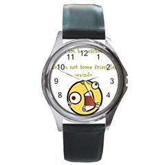 Weirdo Round Metal Watch