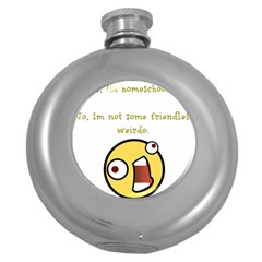 Weirdo Round Hip Flask (5 Oz) by athenastemple