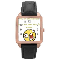 Weirdo Rose Gold Leather Watch 