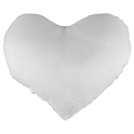 Weirdo Large 19  Premium Flano Heart Shape Cushions Back