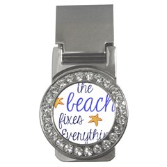 The Beach Fixes Everything Money Clips (cz)  by OneStopGiftShop