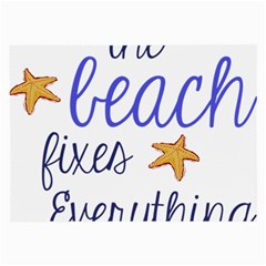 The Beach Fixes Everything Large Glasses Cloth by OneStopGiftShop