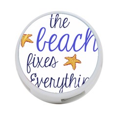 The Beach Fixes Everything 4-port Usb Hub (two Sides)  by OneStopGiftShop