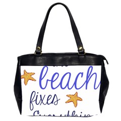 The Beach Fixes Everything Office Handbags (2 Sides)  by OneStopGiftShop