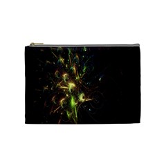 Fractal Flame Light Energy Cosmetic Bag (medium)  by Nexatart