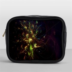 Fractal Flame Light Energy Mini Toiletries Bags by Nexatart